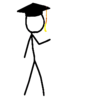 Stickfigure Gradcap Copy Image